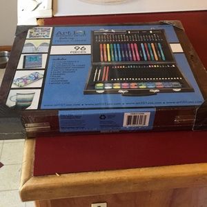 96 piece art set 24 color pencils 24 oil pastels